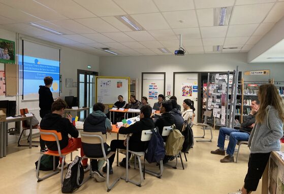 1ère séance avec les élèves de 3ème SEGPA